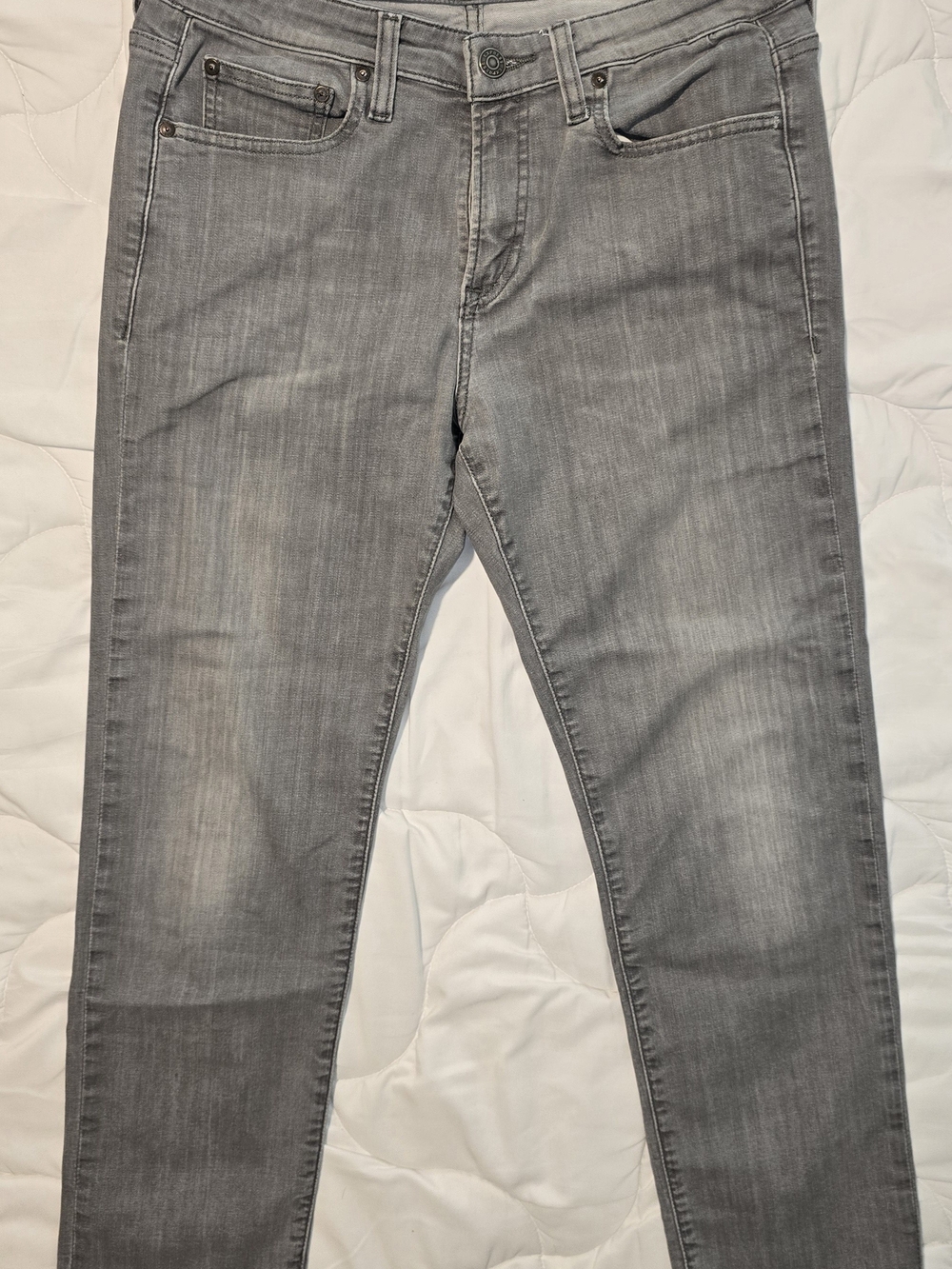 Express Slim Straight Men's Jeans in Grey 34x30